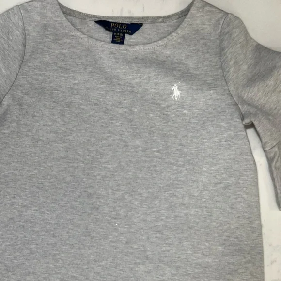 Ralph Lauren Gray Sheath Dress with Bell Sleeves - Picture 5 of 11